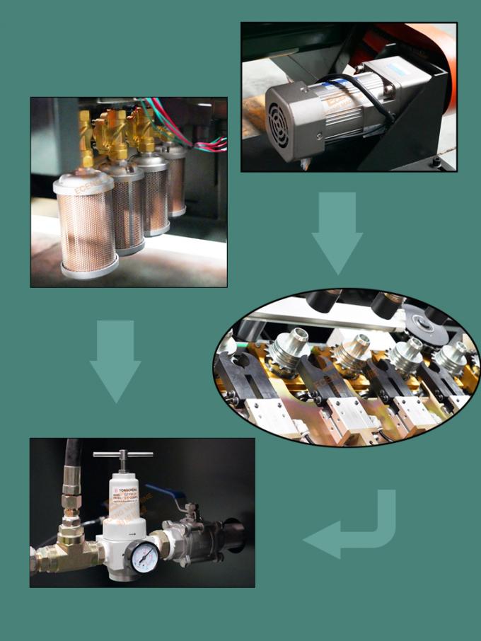 Ecengの機械価格を作る自動4cavitiesプラスチック ブロー形成2lペットびんの伸張のブロー形成