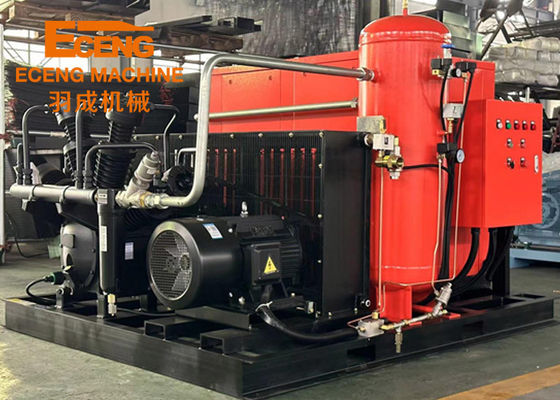 結合されるブスターとの高圧ねじ空気圧縮機40bar 10.0m3/分105kw