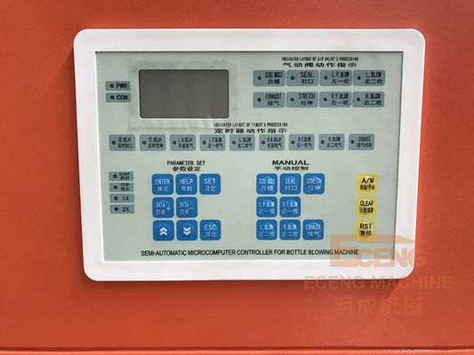1便のキャビティ半自動びん吹く機械5000mlペット プレフォームの吹くこと
