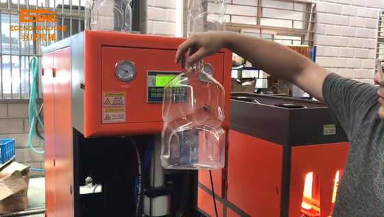 Eceng 3段階の半自動びん吹く機械ヨーグルトのびん5lのブロー形成